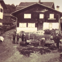 Dorfplatz im Jahre 1923